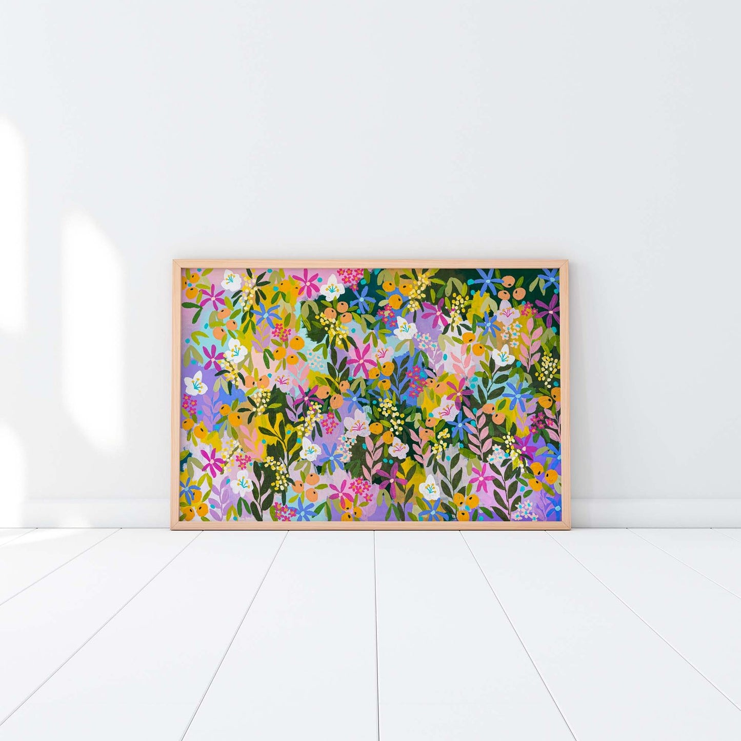 Christmas blooming print