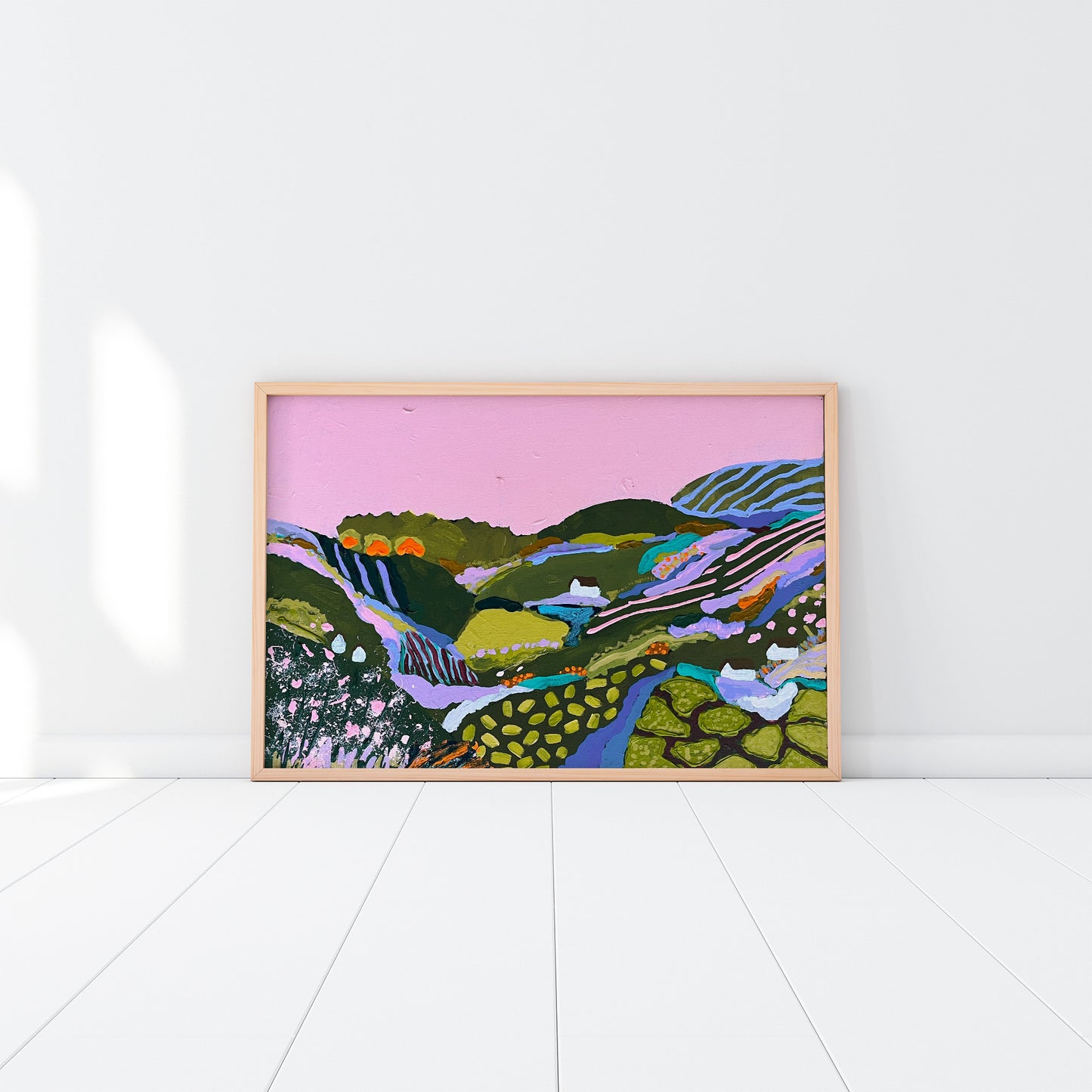 Living life in the countryside print