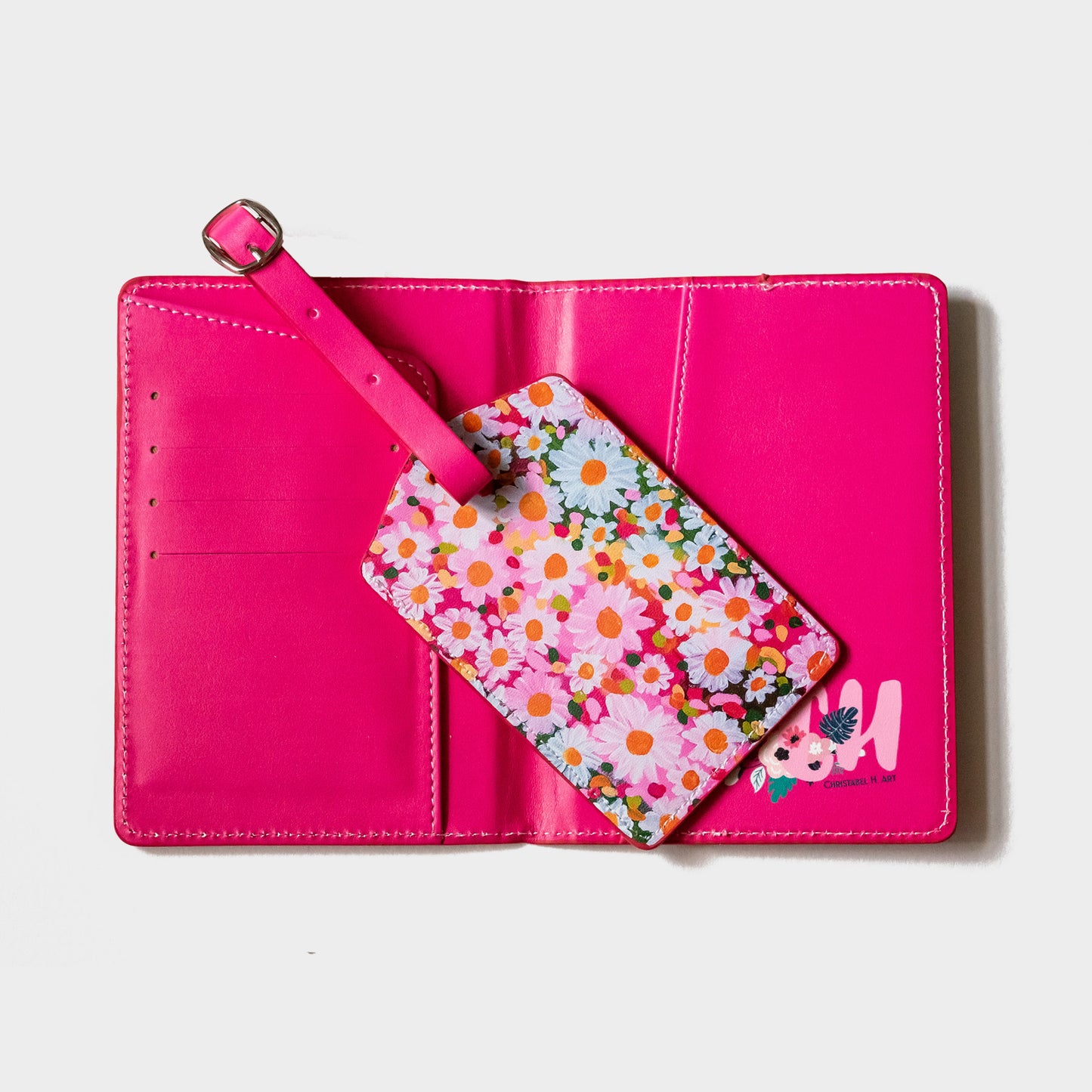 Miss Daisy Travel Accessory - Bag Tag & Travel Wallet