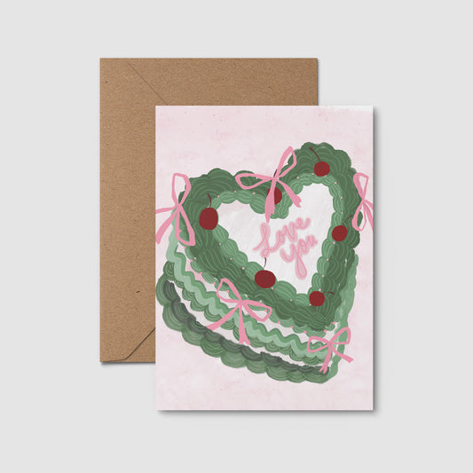 Greeting card "Love you" Valentine's Day limited edition