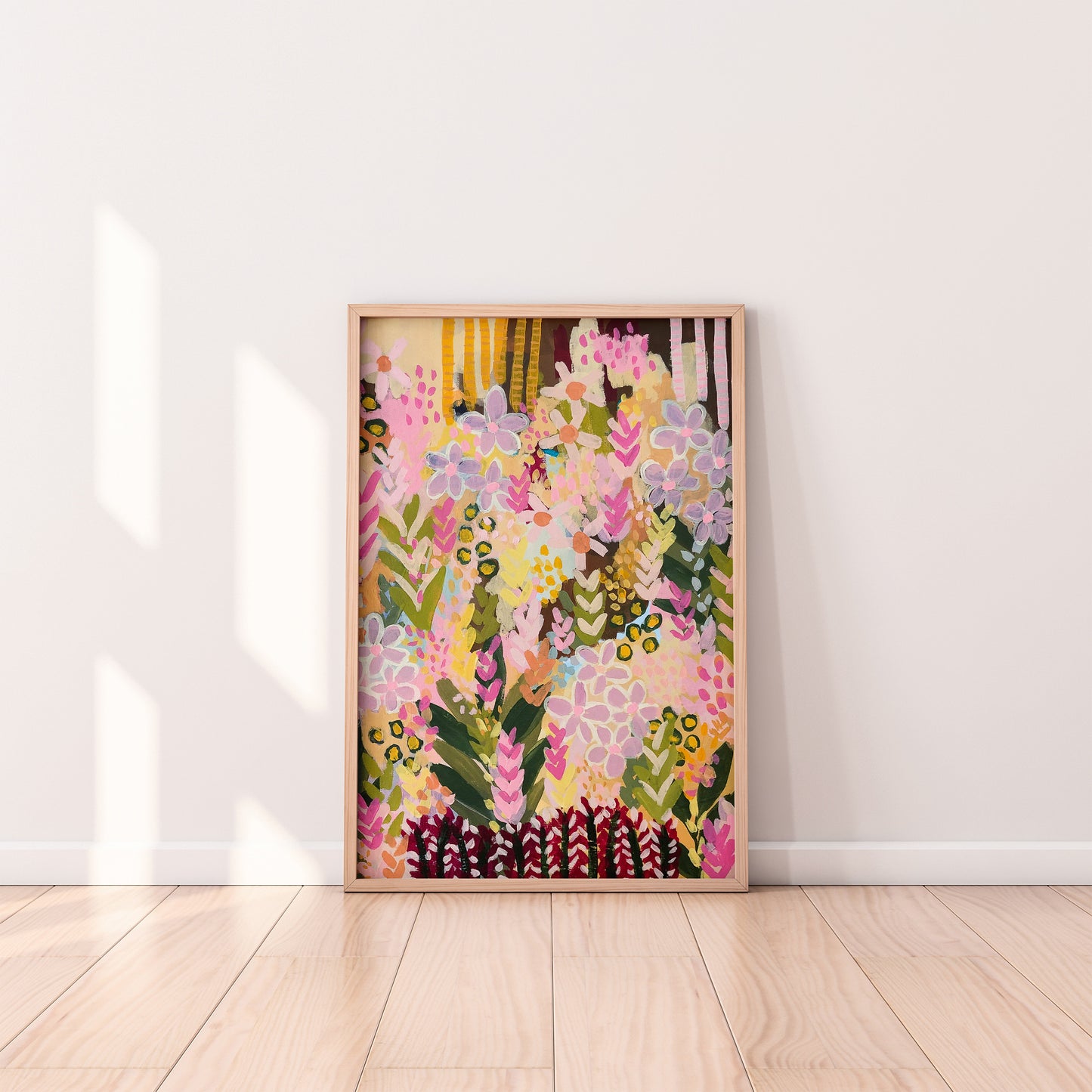 Sunday flowers print