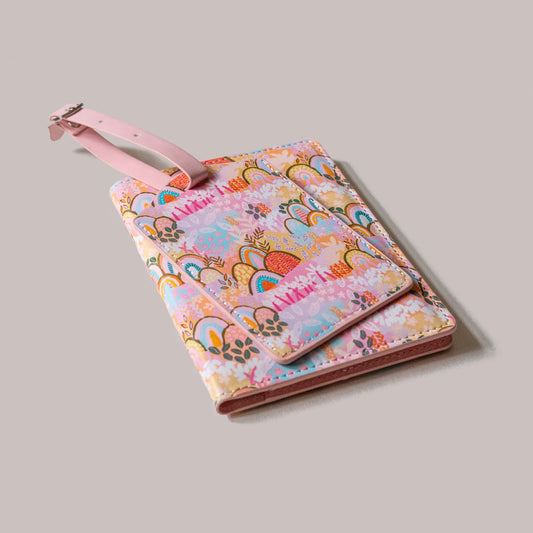 Pastel Arches Travel Accessory - Bag Tag & Travel Wallet